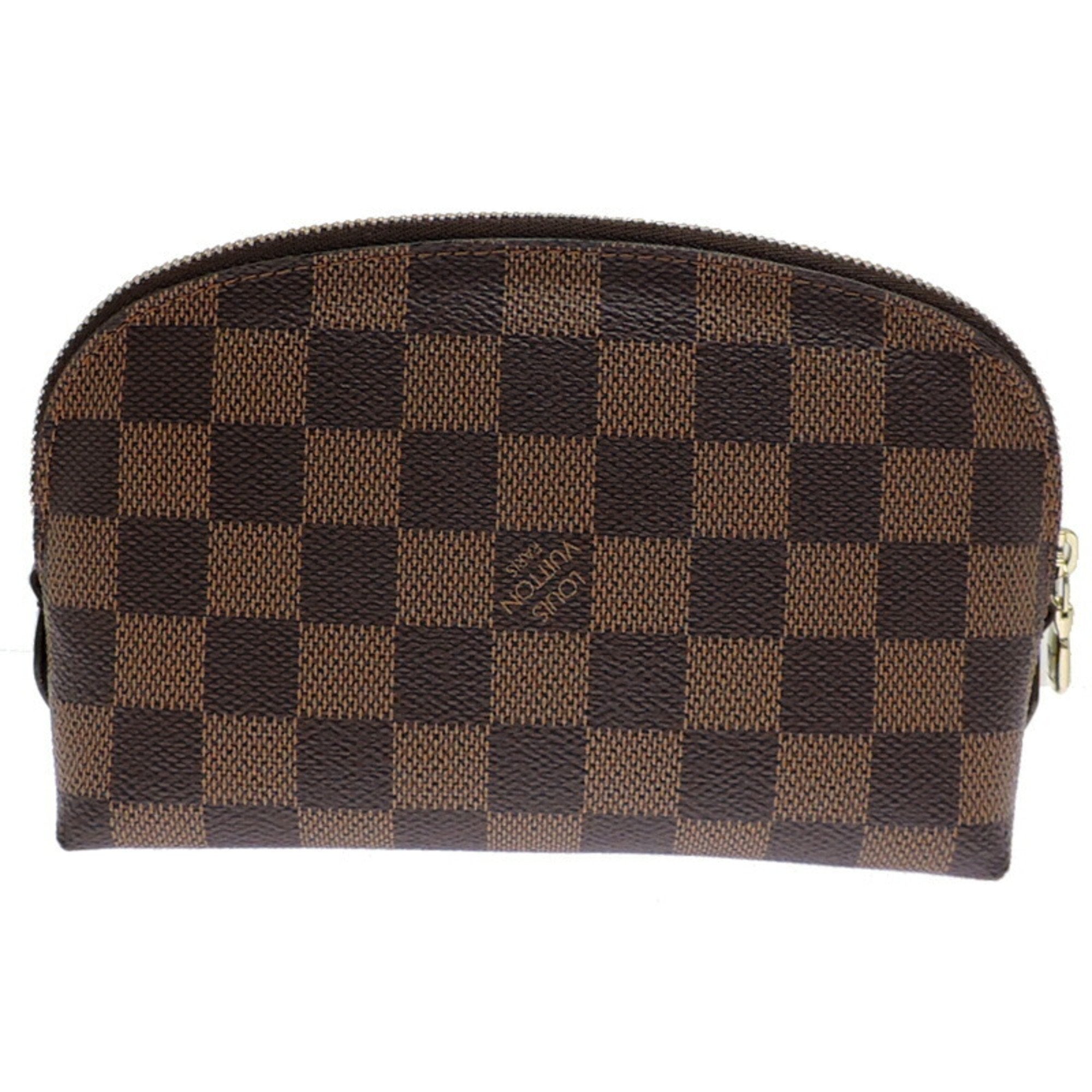 Louis Vuitton Brown Ebene Damier Canvas Pochette Pouch