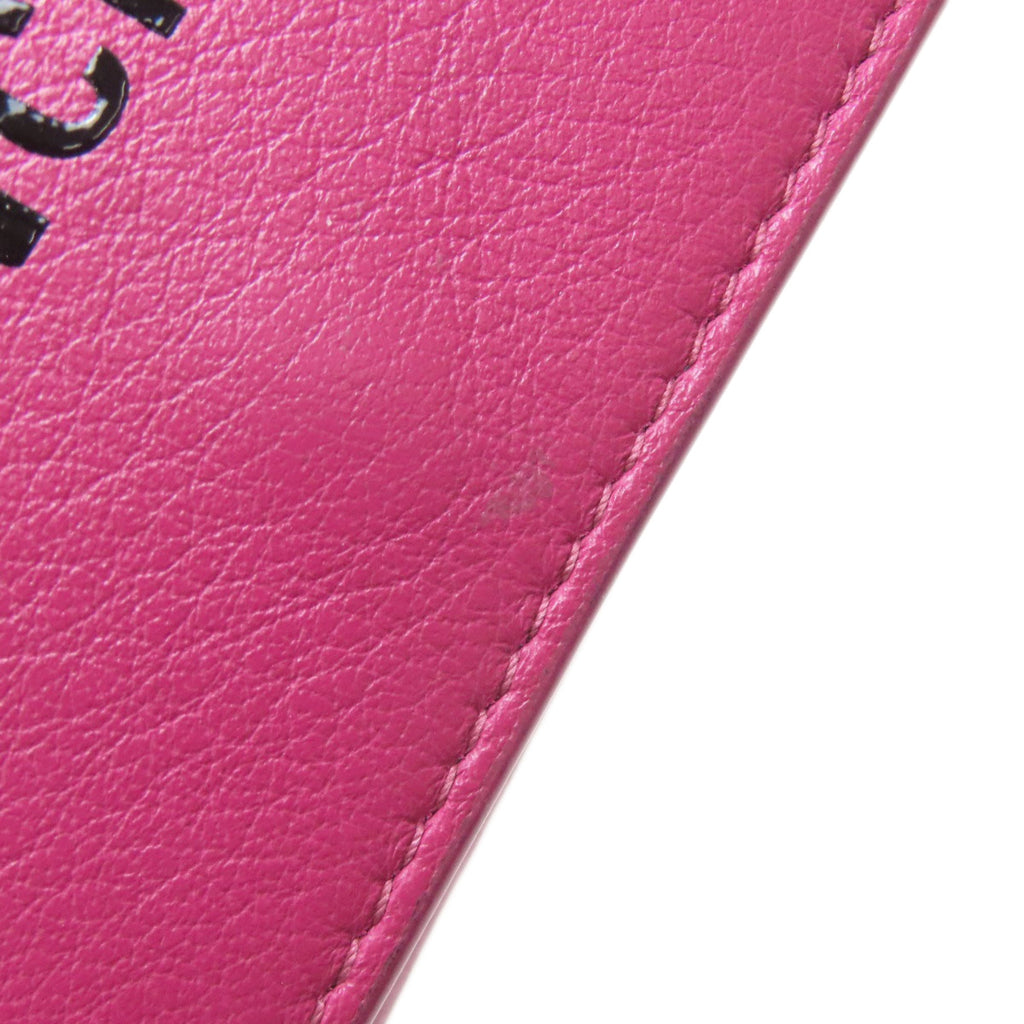 Balenciaga Pink Leather Wallet (Tri-Fold)