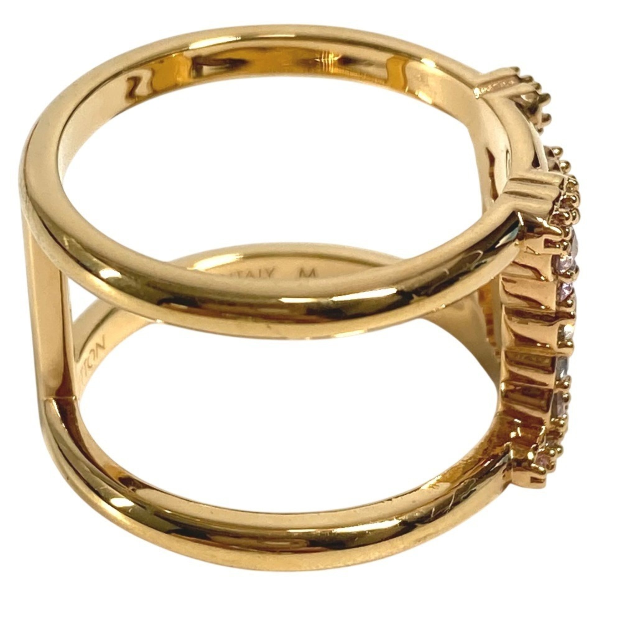 Louis Vuitton Gold Metal Band Ring