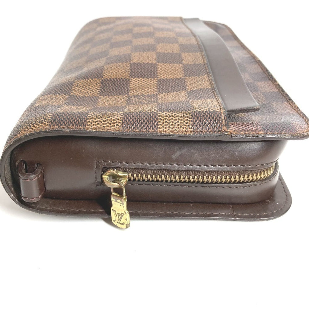 Louis Vuitton Brown Damier Canvas Ebene Damier Canvas Clutch Bag Pouch
