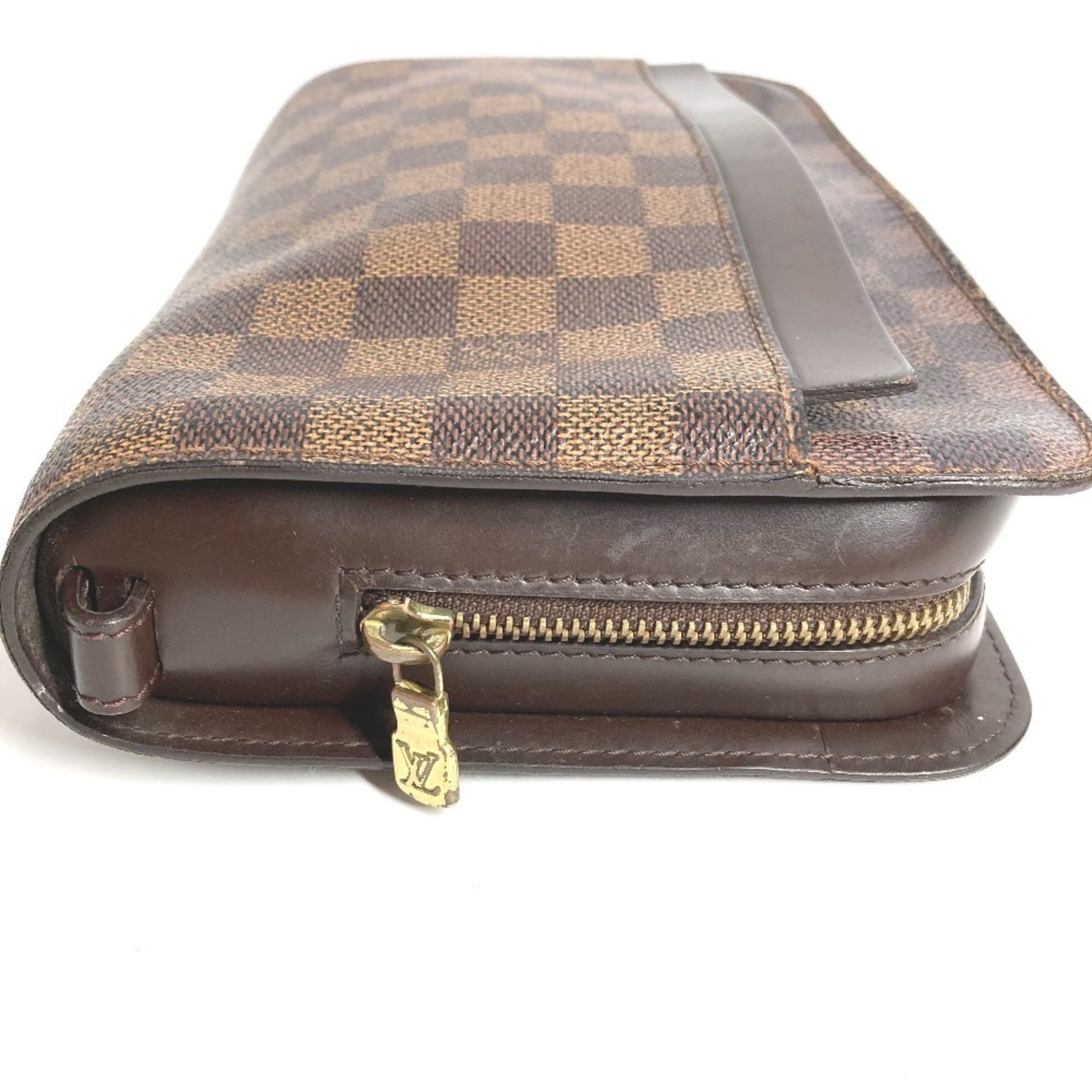 Louis Vuitton Brown Damier Canvas Ebene Damier Canvas Clutch Bag Pouch