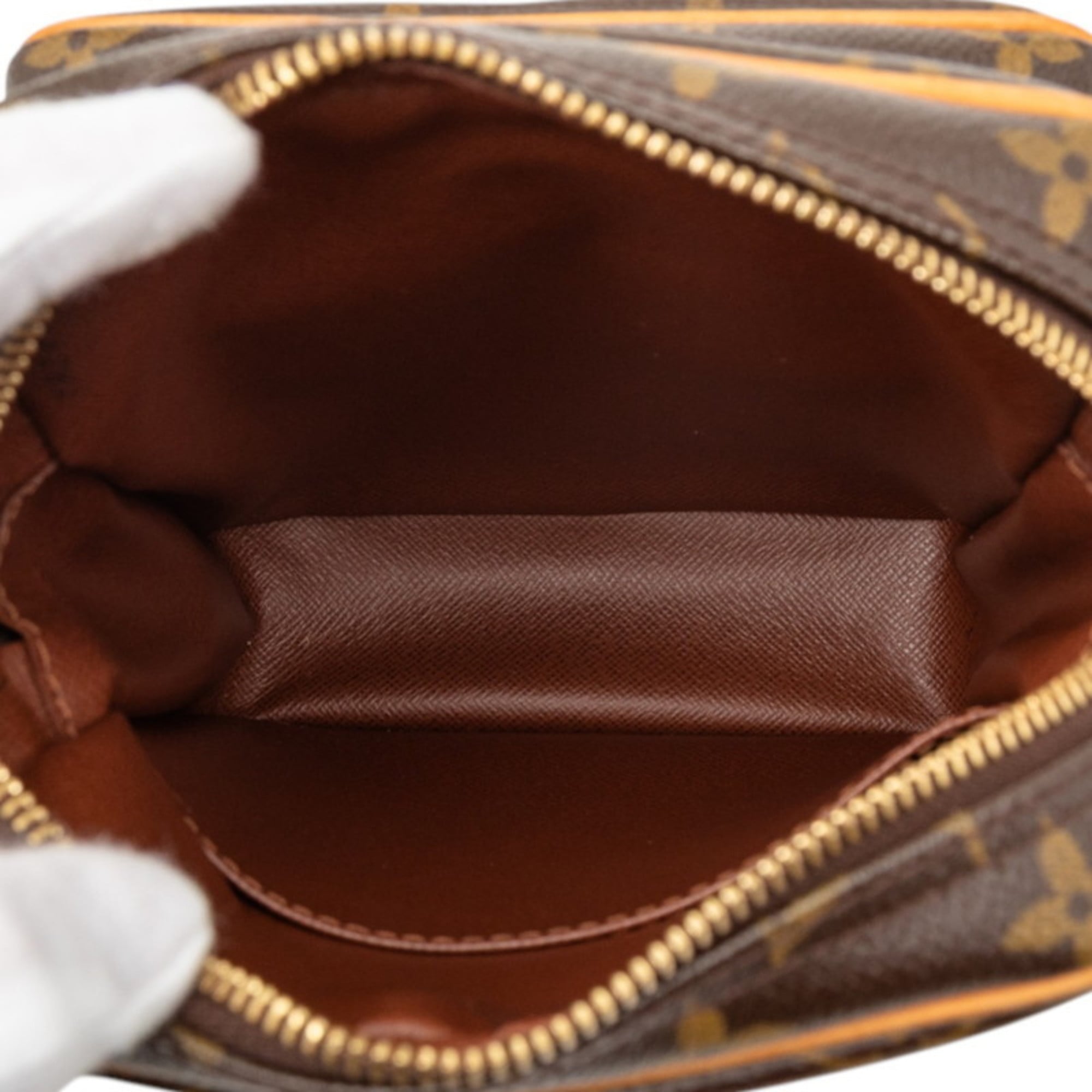 Louis Vuitton Brown Pvc Leather Shoulder Bag