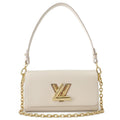 Louis Vuitton White Exotic Leather Handbag