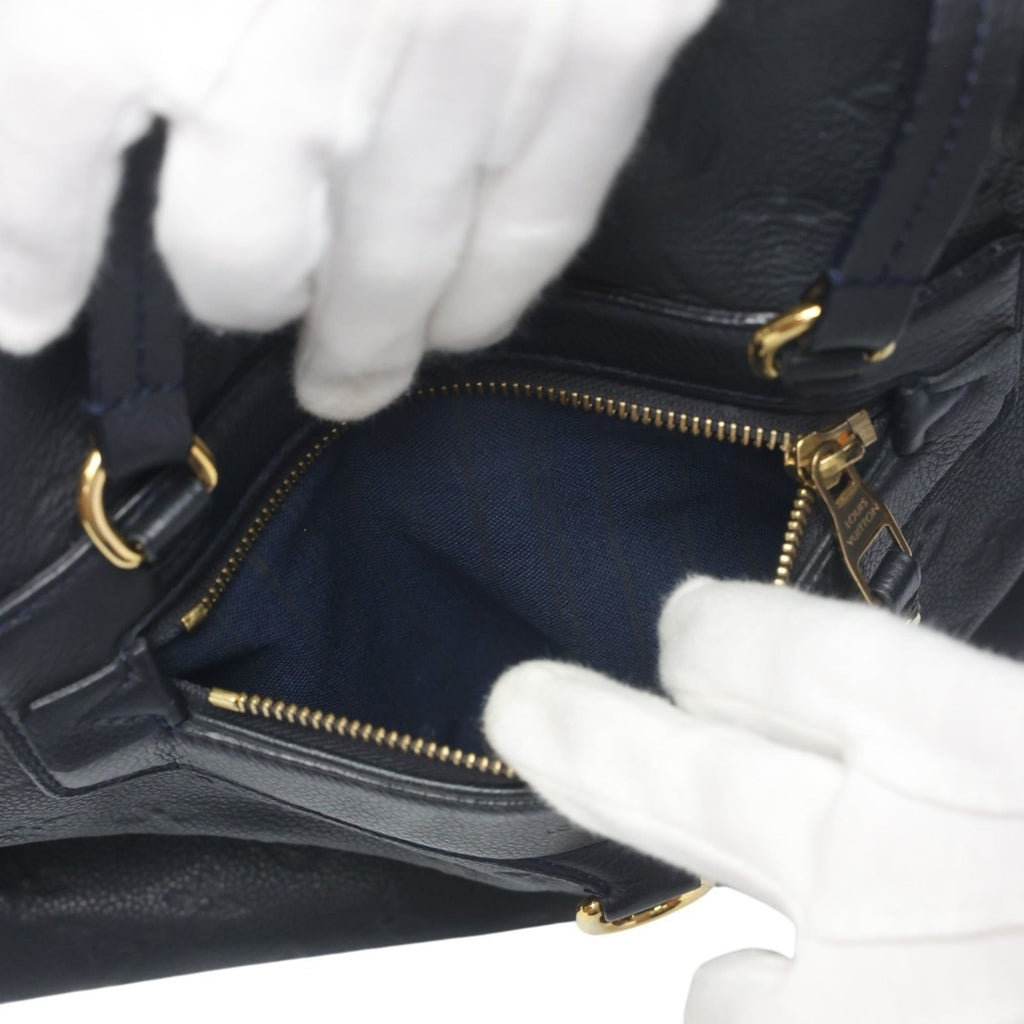 Louis Vuitton Black Infini Monogram Empreinte Tote Bag