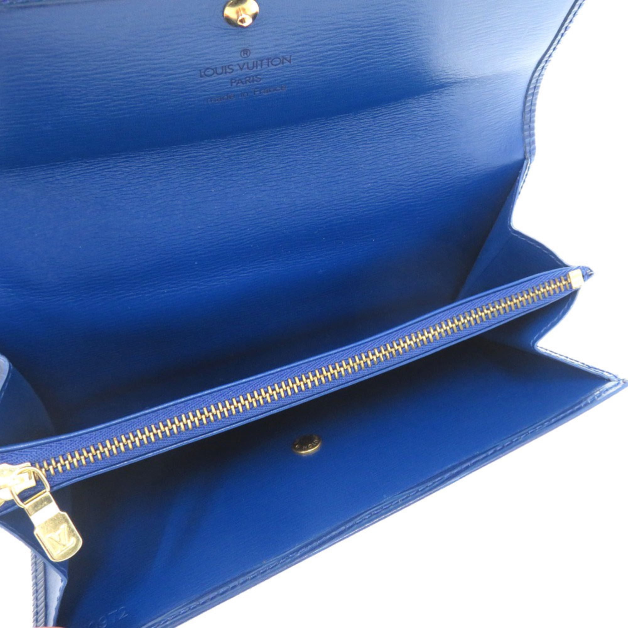 Louis Vuitton Blue Epi Leather Coin Purse/Coin Case