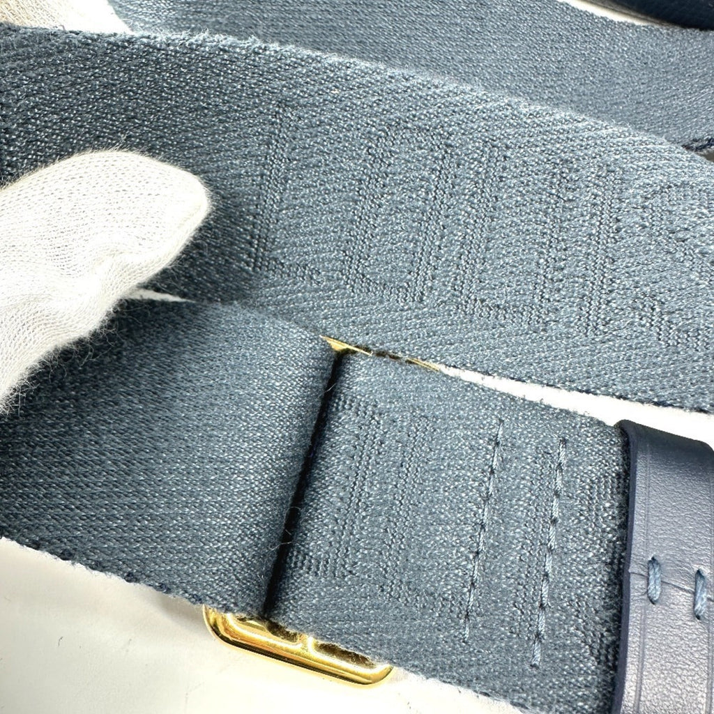 Louis Vuitton Blue Denim Leather Pochette Pouch Shoulder Bag