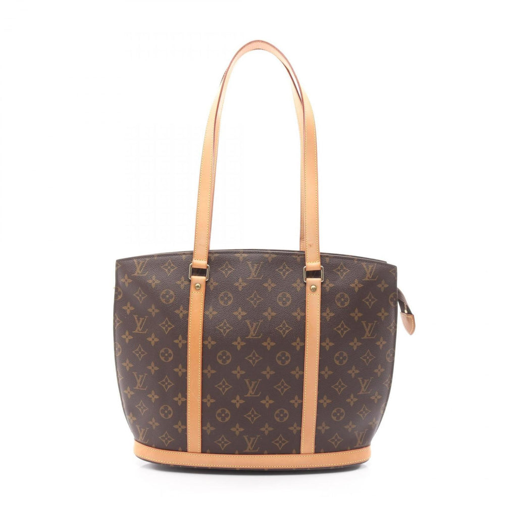 Louis Vuitton Brown Coated Canvas Leather Shoulder Bag
