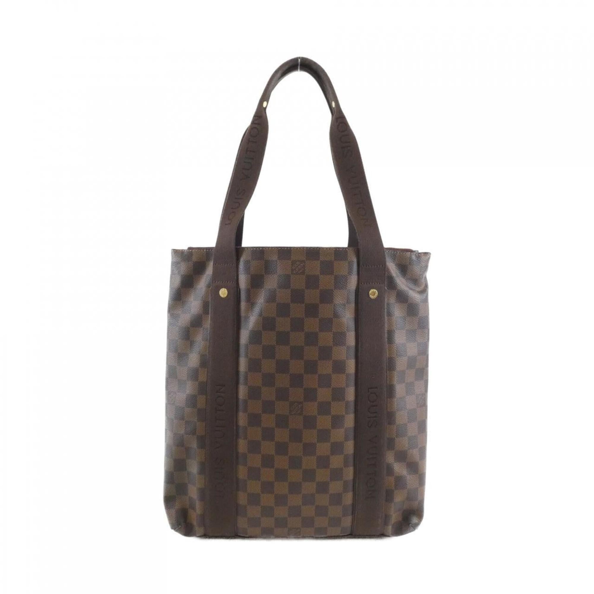 Louis Vuitton Brown Coated Canvas Handbag