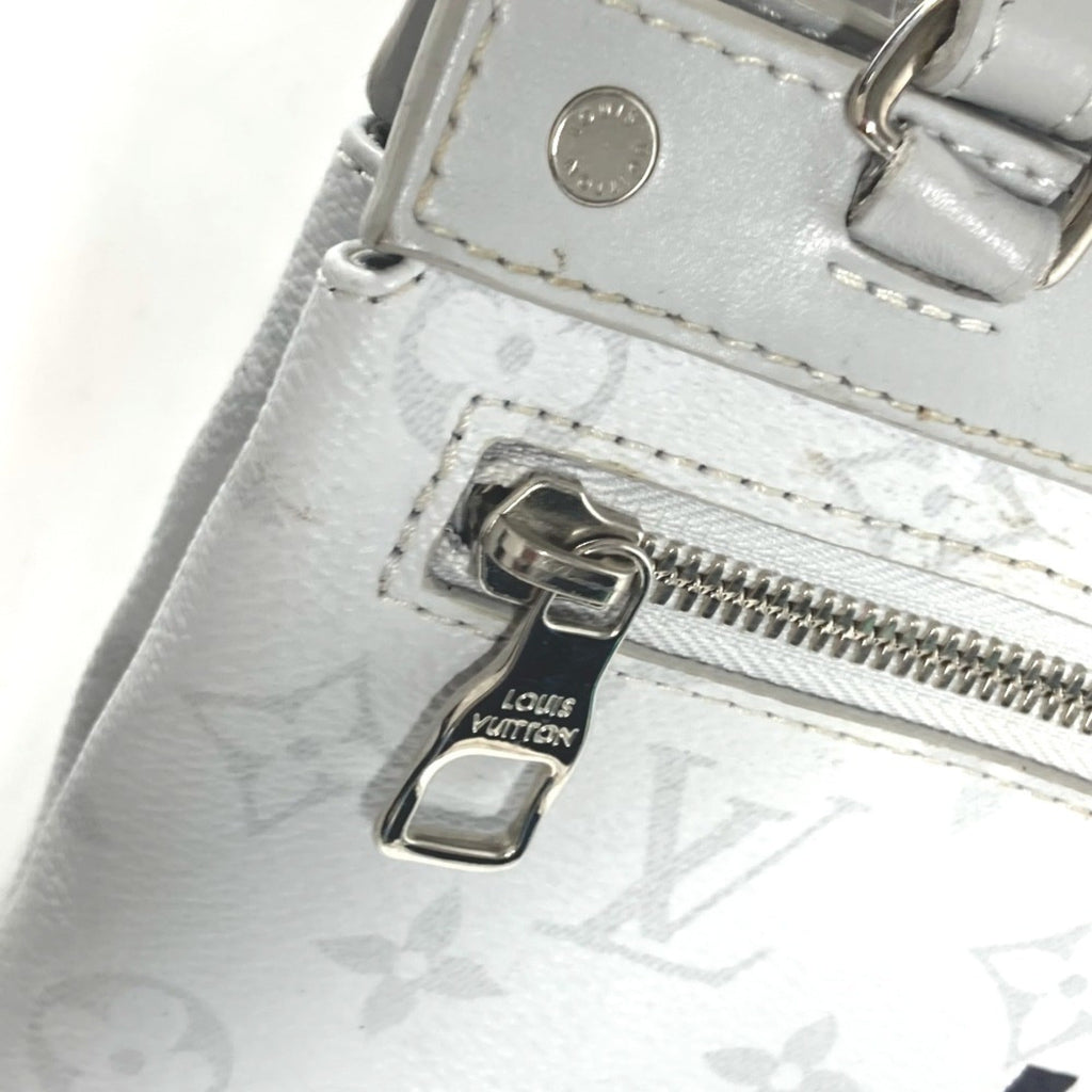 Louis Vuitton White Monogram Shoulder Bag Tote Bag