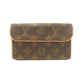 Louis Vuitton Marron Coated Canvas Fanny Pack Pochette