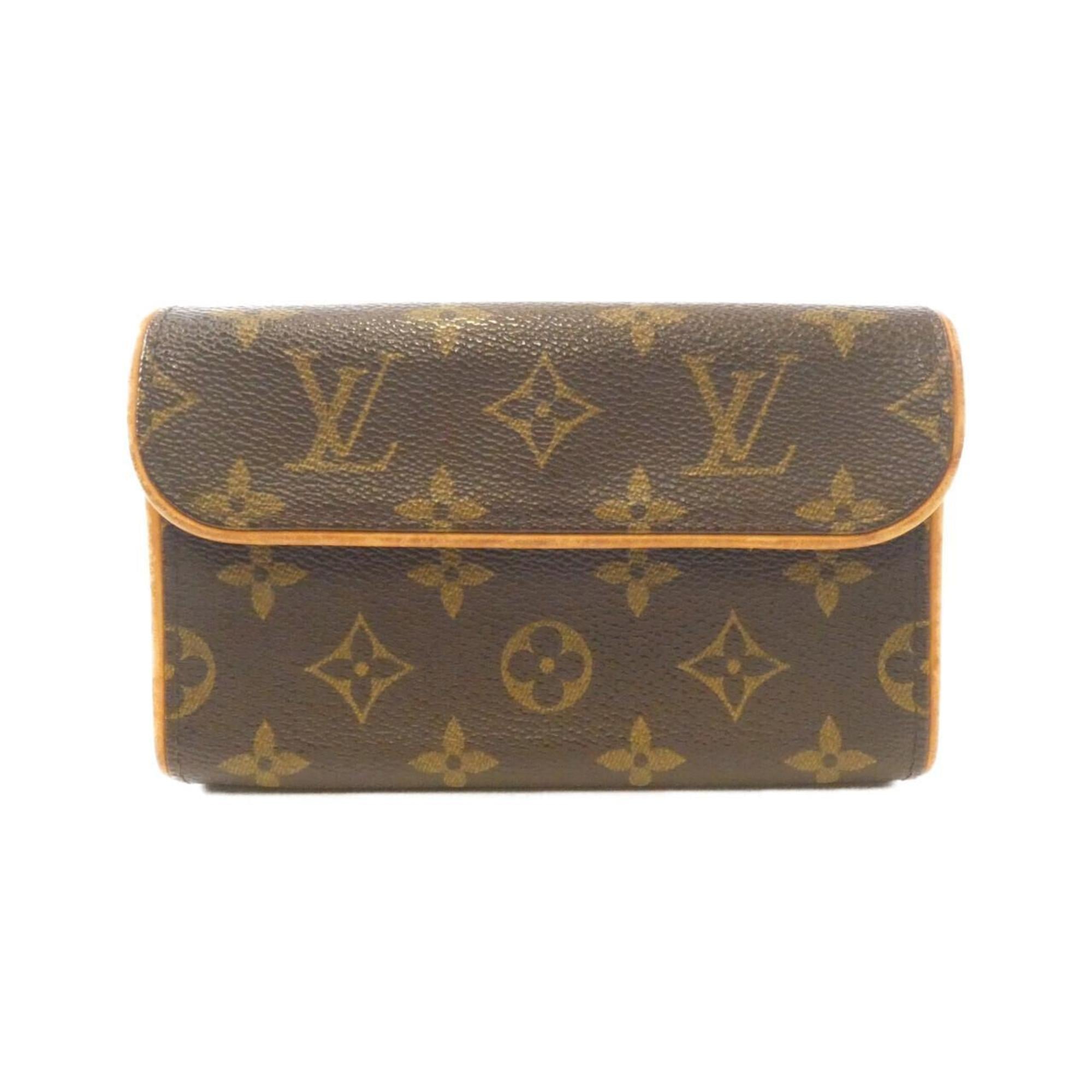 Louis Vuitton Marron Coated Canvas Fanny Pack Pochette