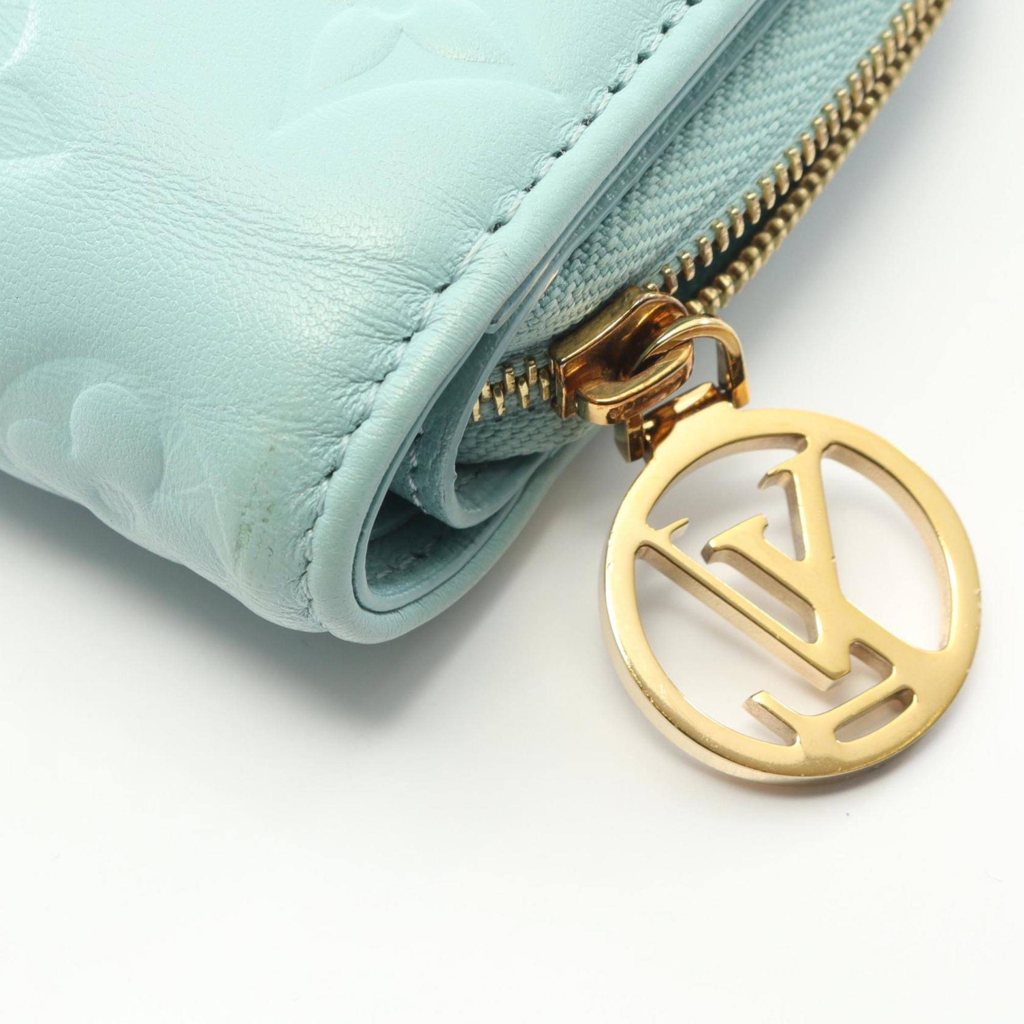 Louis Vuitton Blue Leather Wallet