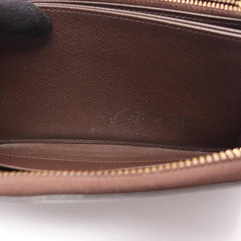 Louis Vuitton Brown Ebene Damier Canvas Pvc Long Wallet