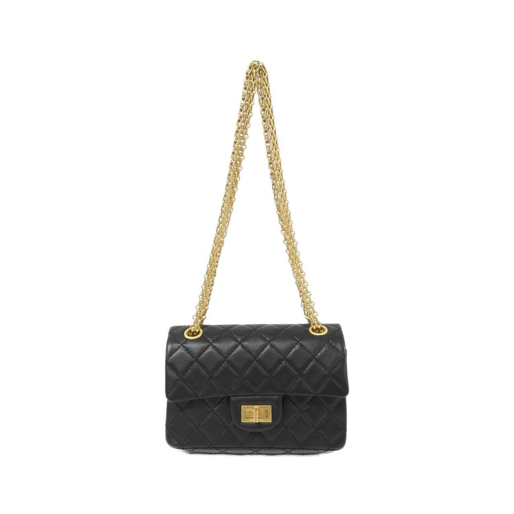 Chanel Black Leather Shoulder Bag