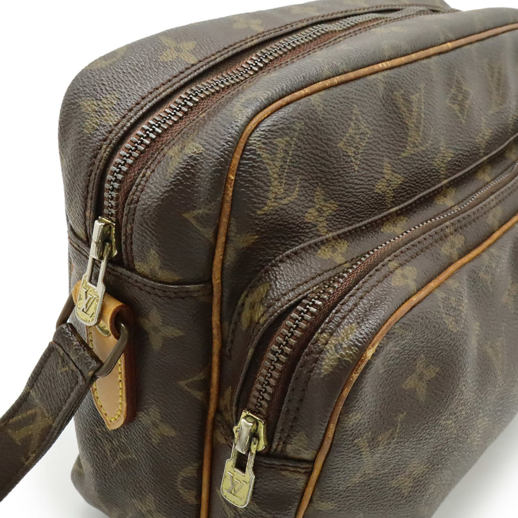 Louis Vuitton Black Brown Monogram Monogram Shoulder Bag