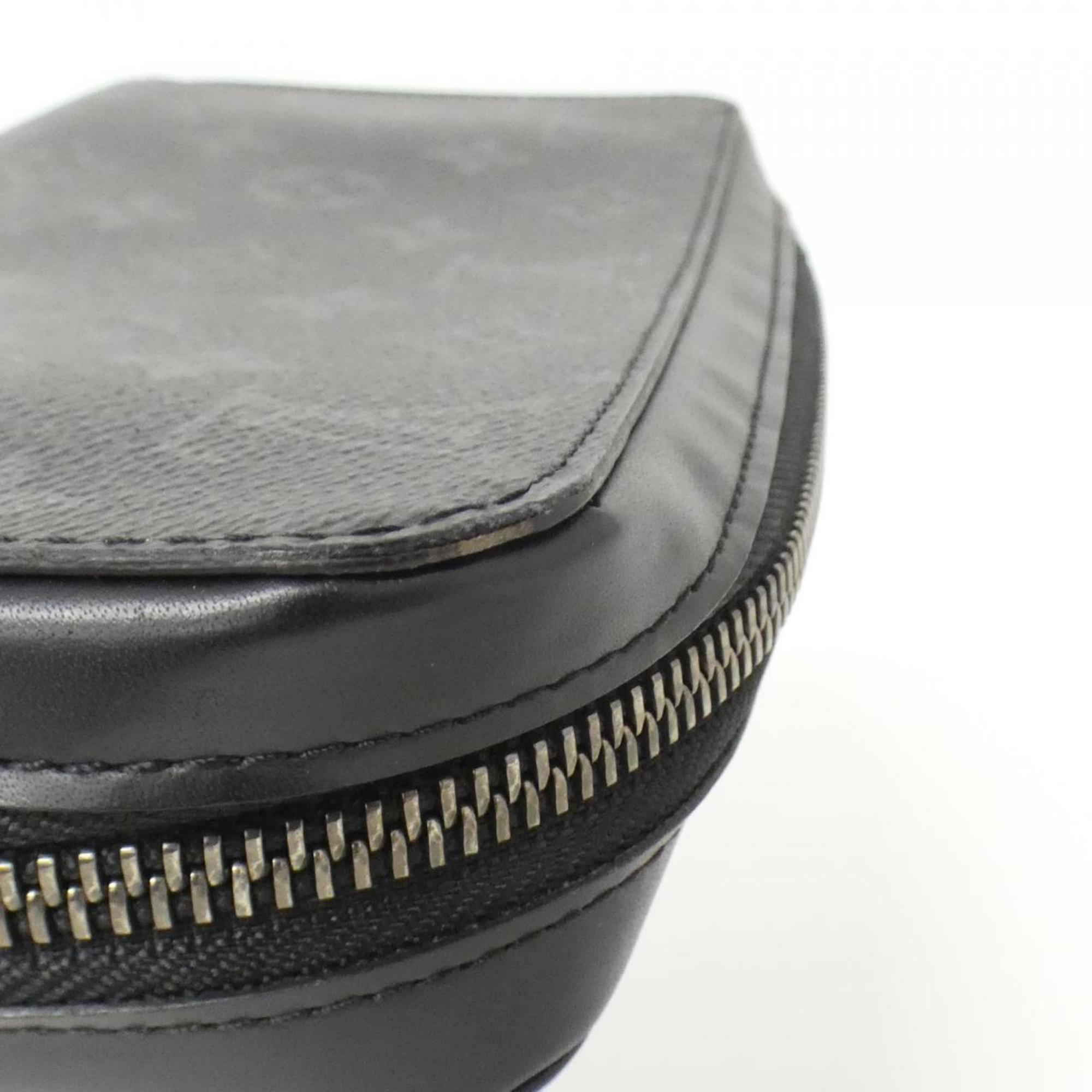 Louis Vuitton Black Coated Canvas Long Wallet