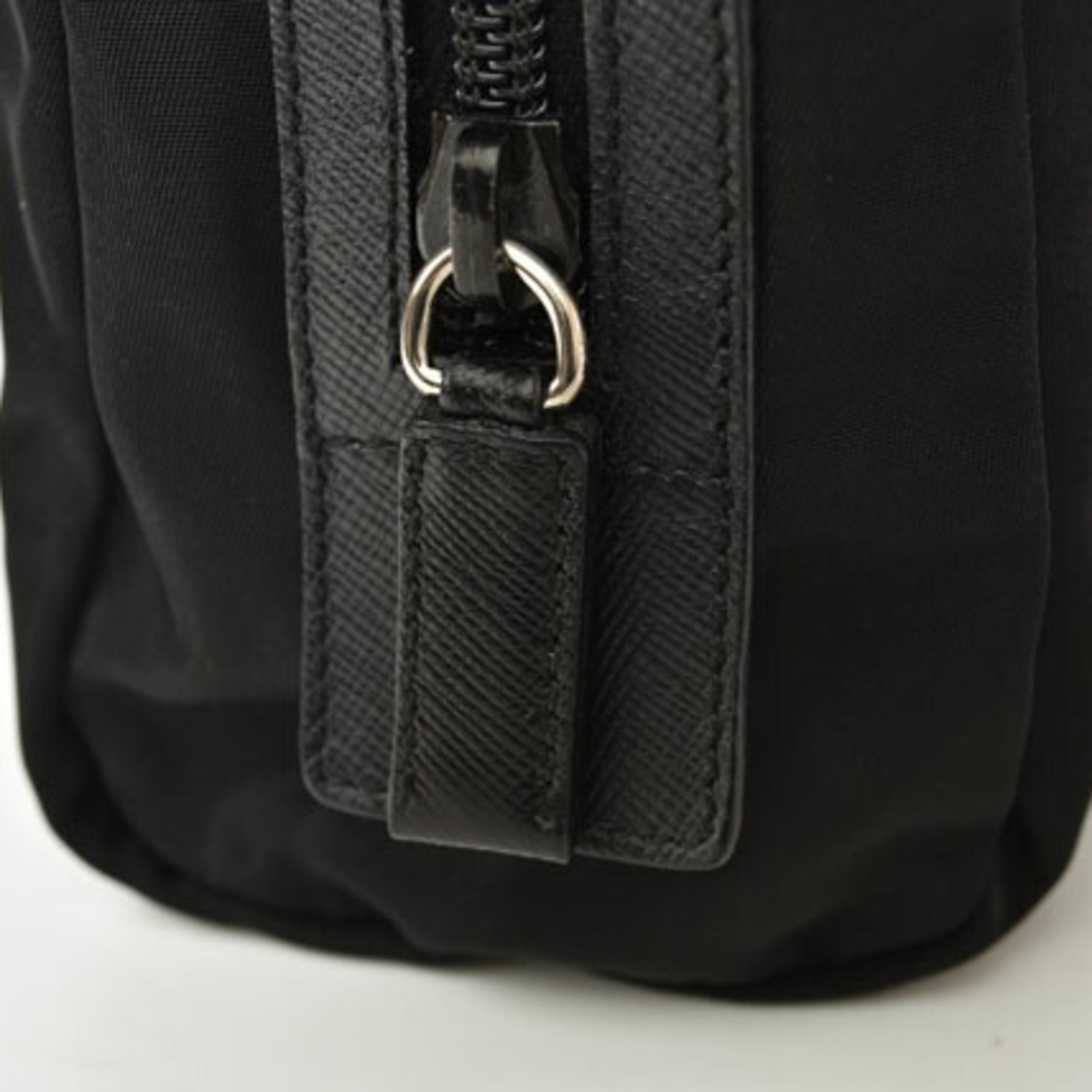 Prada Black Vela Nylon Pouch