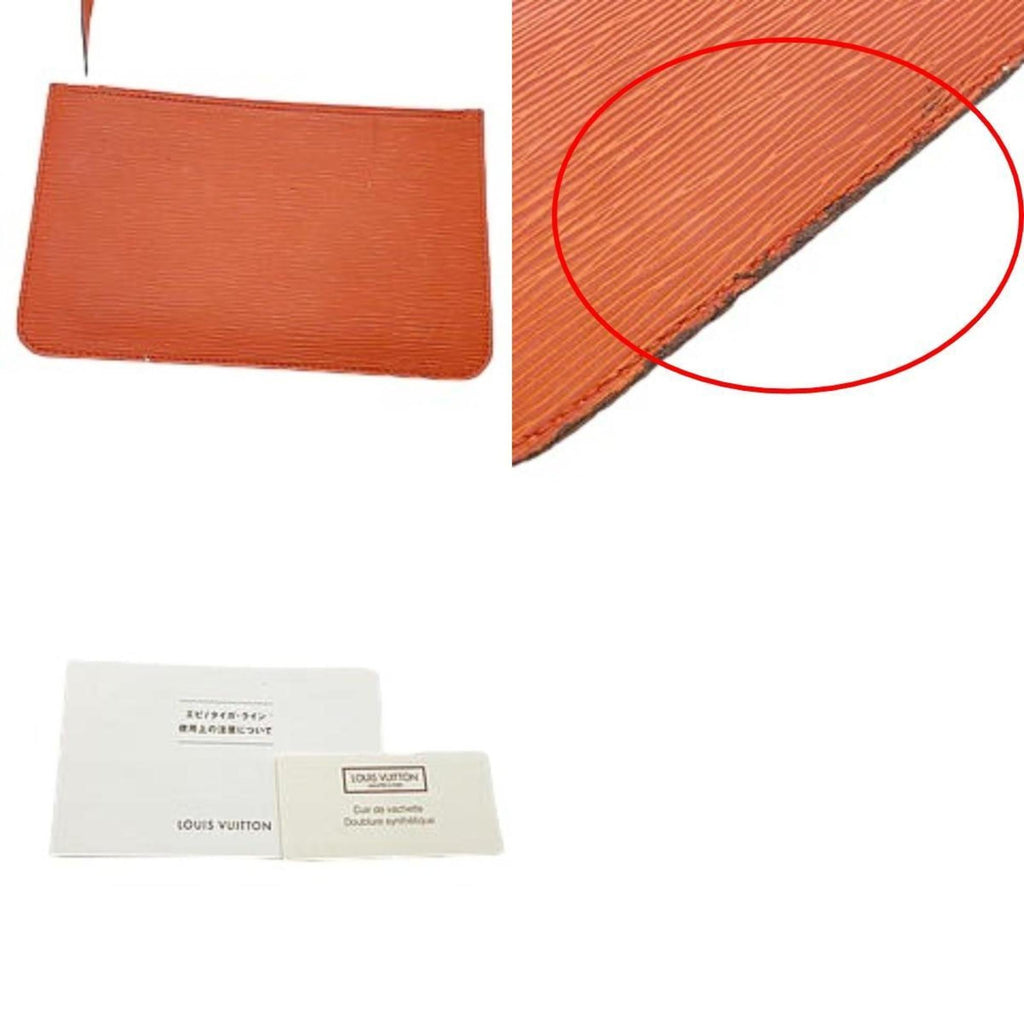 Louis Vuitton Orange Epi Leather Tote Bag