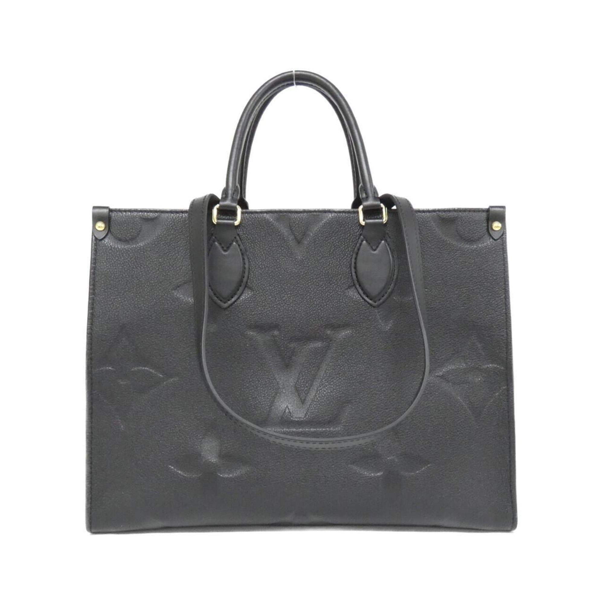 Louis Vuitton Black Leather Handbag