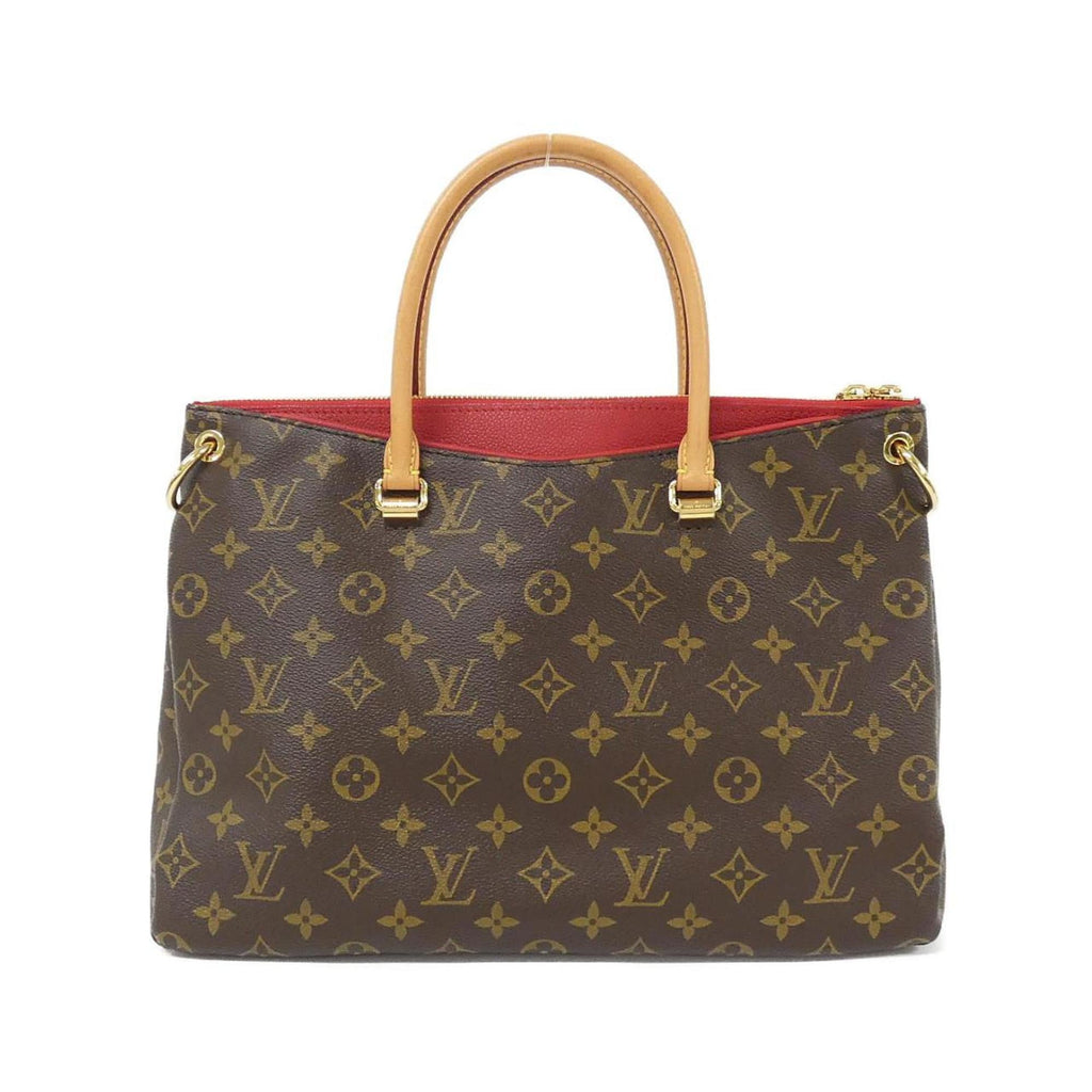Louis Vuitton Cerise Marron Coated Canvas Handbag