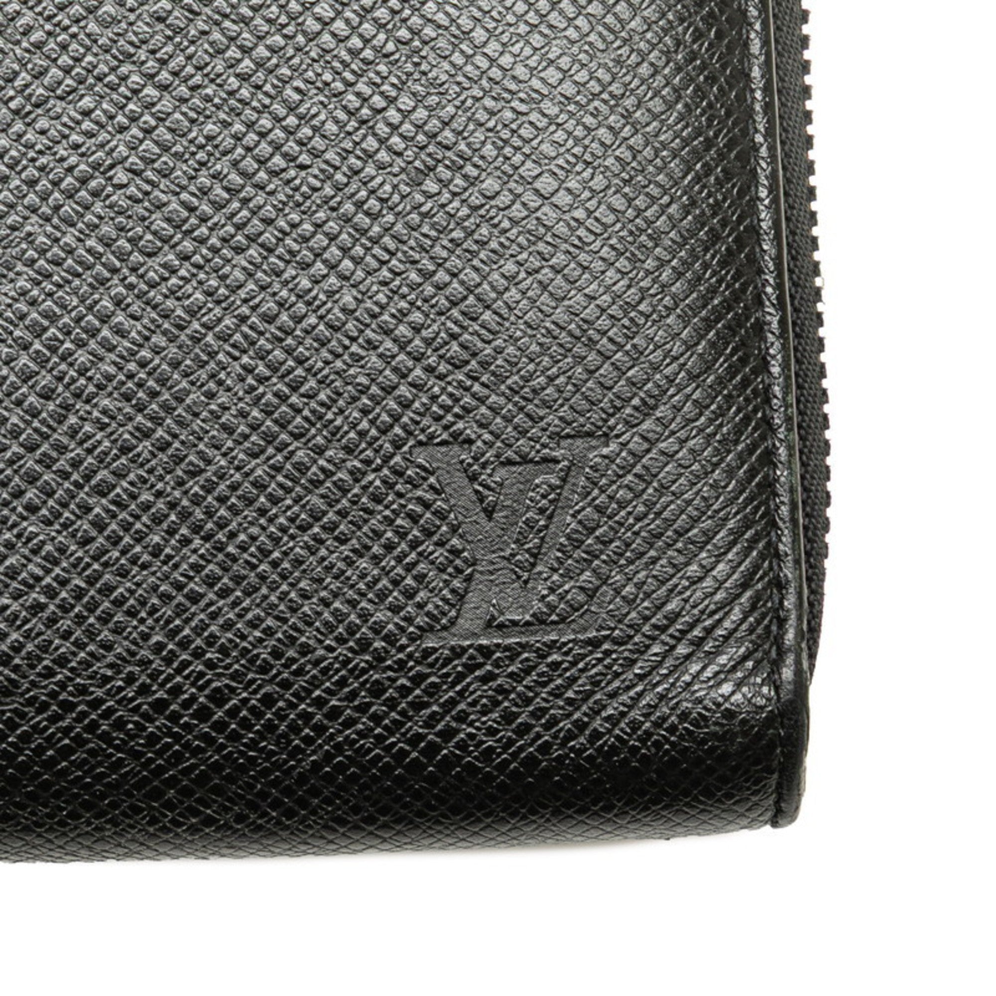 Louis Vuitton Taiga Black Noir Leather Coin Purse/Coin Case