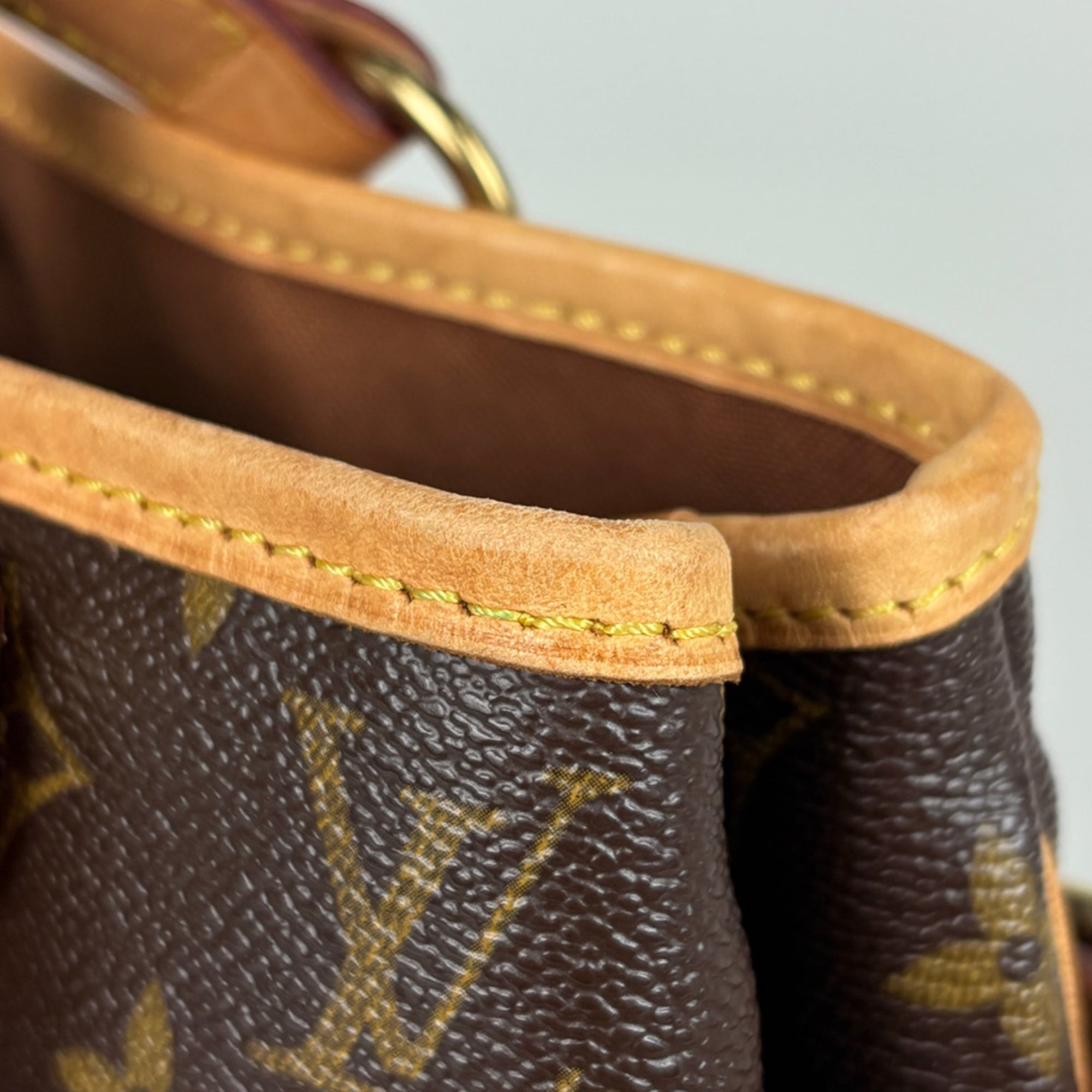 Louis Vuitton Brown Monogram Shoulder Bag Tote Bag