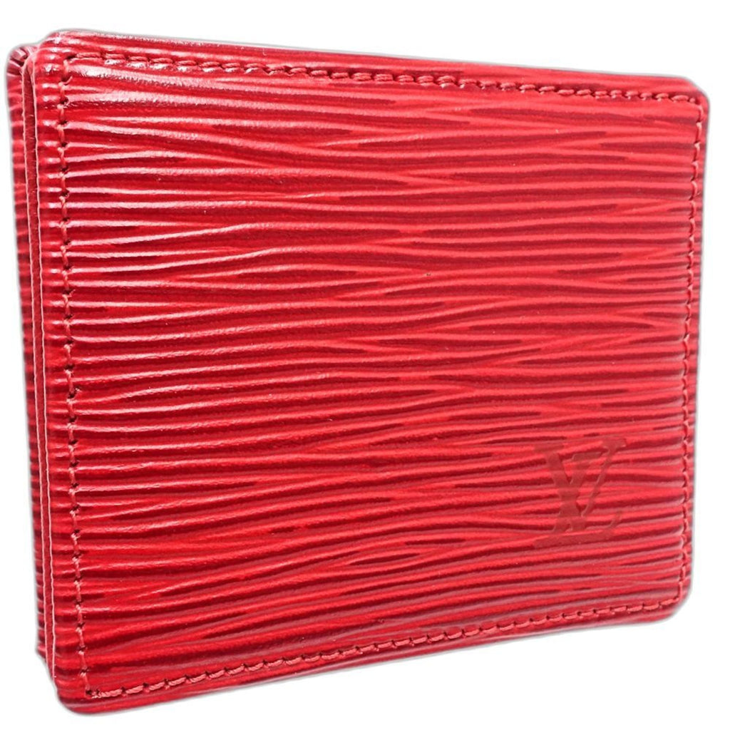 Louis Vuitton Castilian Red Epi Leather Coin Purse/Coin Case