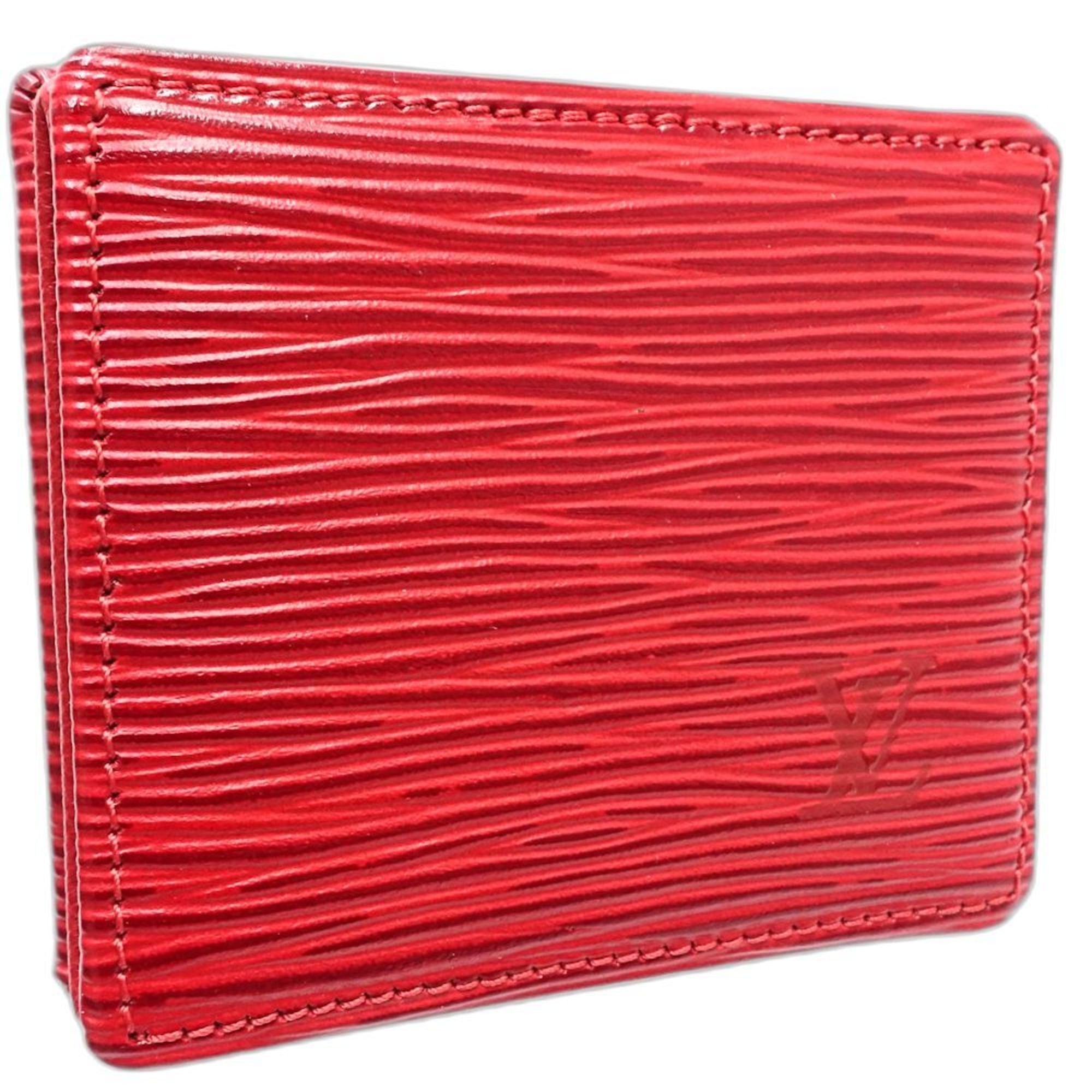 Louis Vuitton Castilian Red Epi Leather Coin Purse/Coin Case