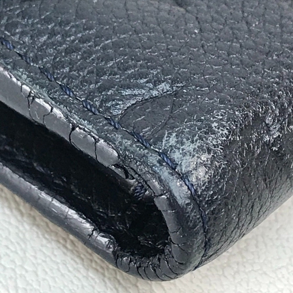Louis Vuitton Infini Navy Monogram Empreinte Long Wallet