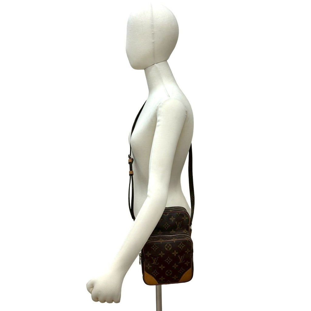 Louis Vuitton Brown Leather Pvc Pochette Shoulder Bag