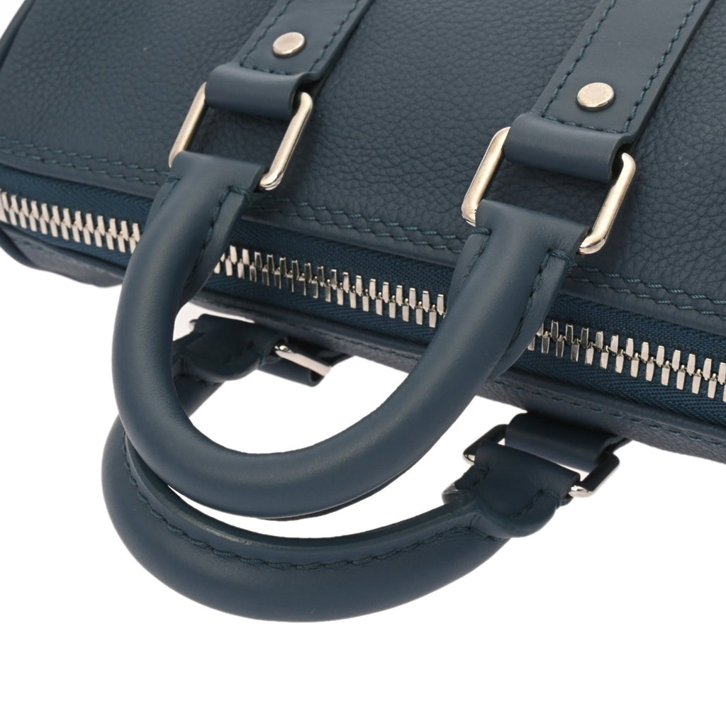 Louis Vuitton Blue Leather Handbag