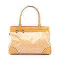 Gucci Yellow Patent Leather Handbag Tote Bag (Pre-Owned)