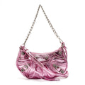 Balenciaga Metallic Pink Shoulder