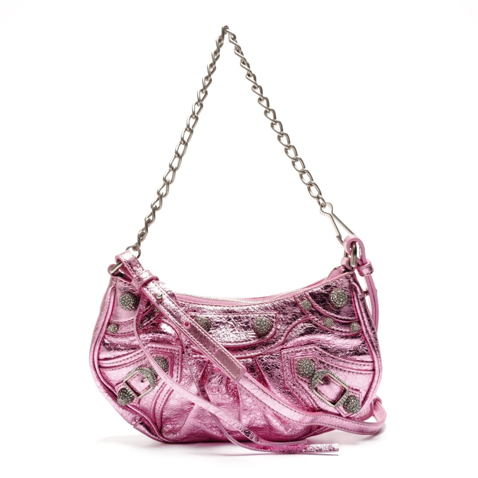 Balenciaga Metallic Pink Shoulder