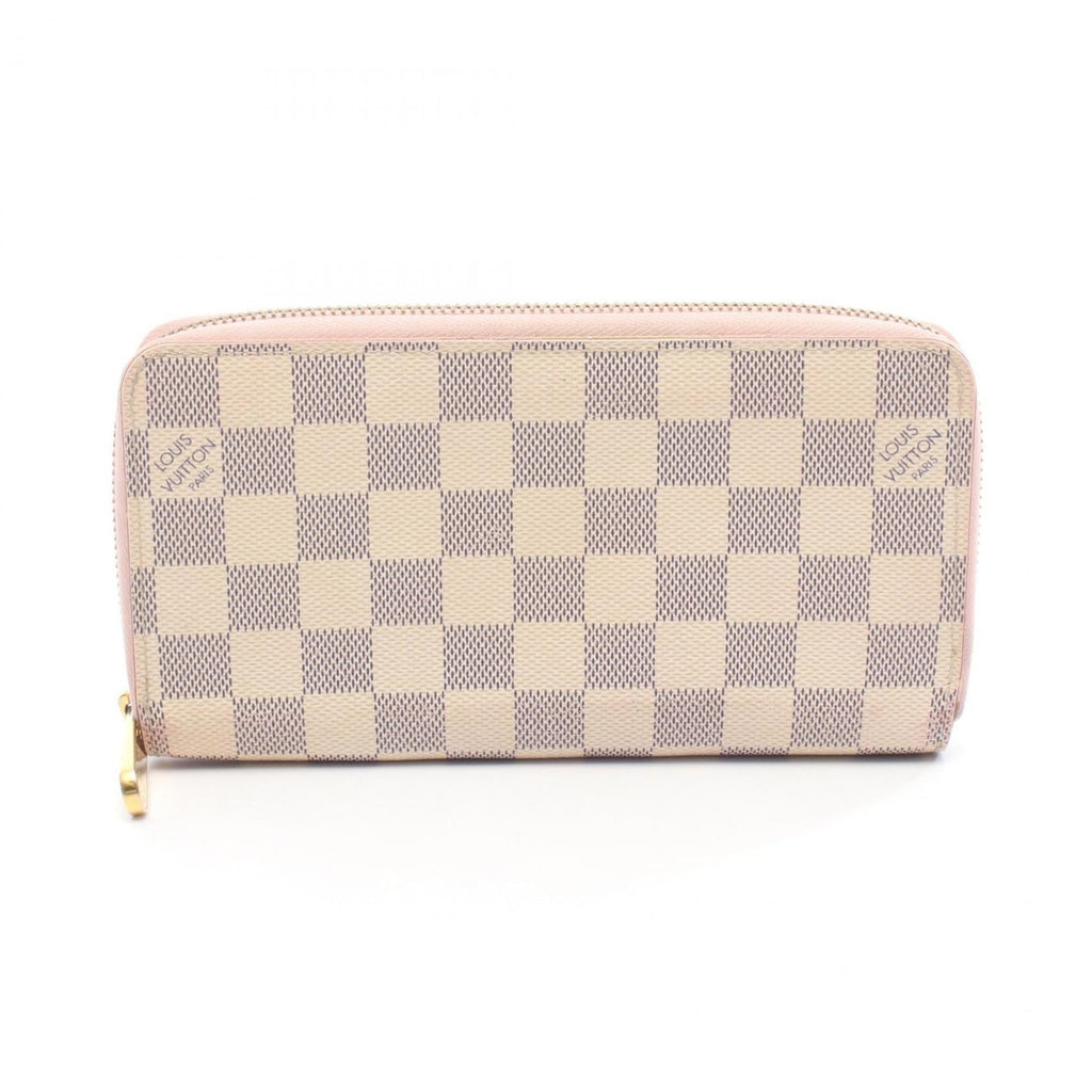 Louis Vuitton Rose Ballerine White Coated Canvas Long Wallet