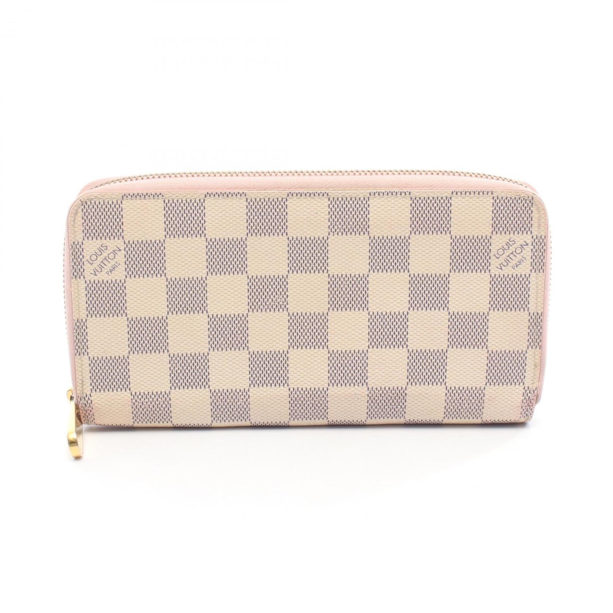 Louis Vuitton Rose Ballerine White Coated Canvas Long Wallet