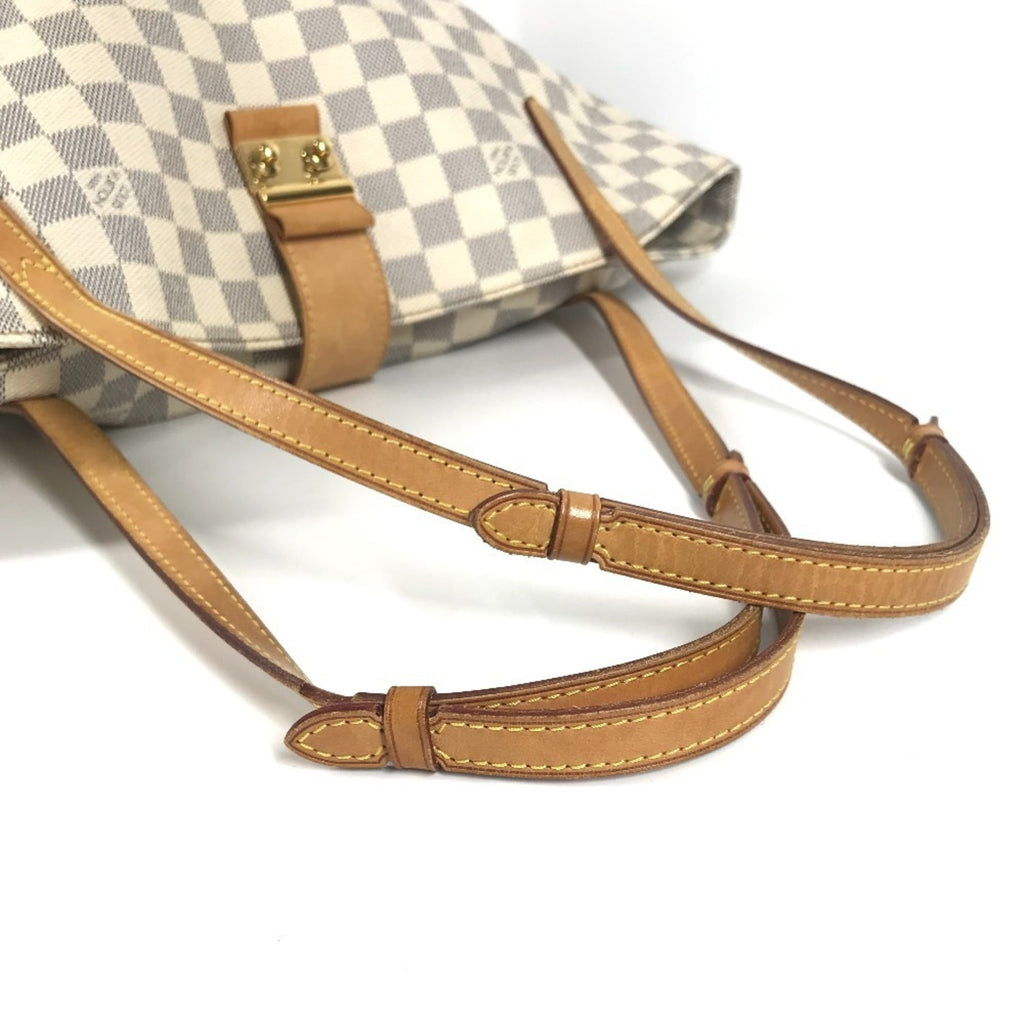 Louis Vuitton Damier Azur White Damier Azur Shoulder Bag Tote Bag