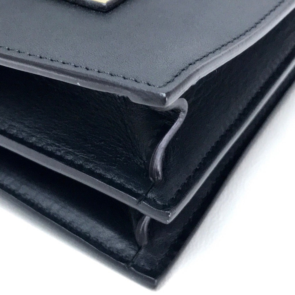 Celine Blue Leather Clutch Bag