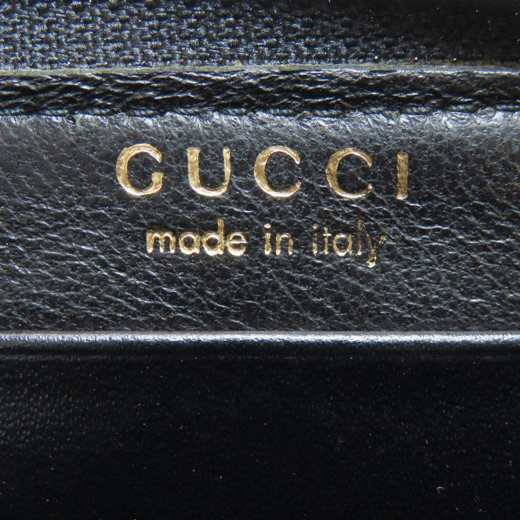 Gucci Black Leather Coin Purse/Coin Case (Pre-Owned)
