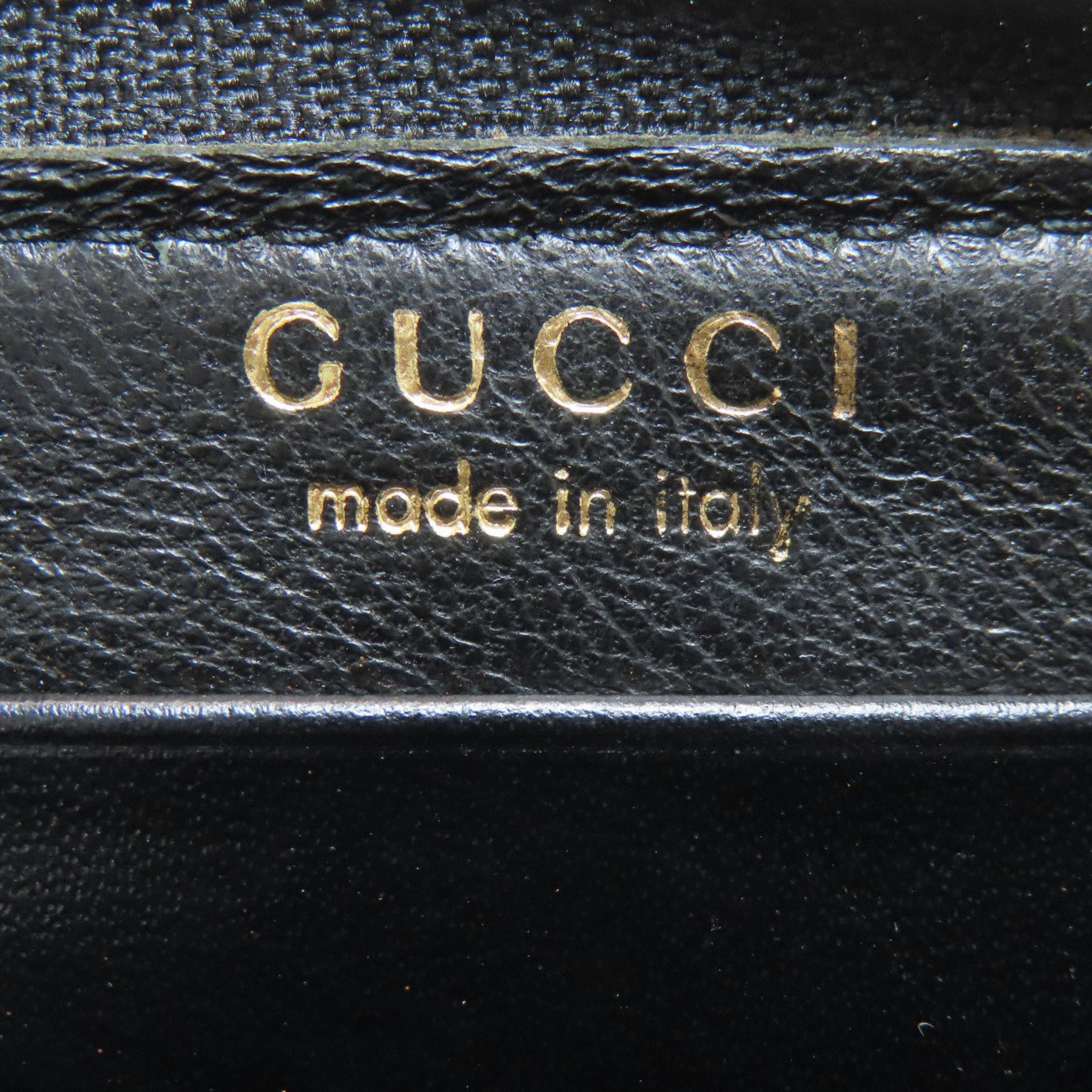 Gucci Black Leather Coin Purse/Coin Case (Pre-Owned)