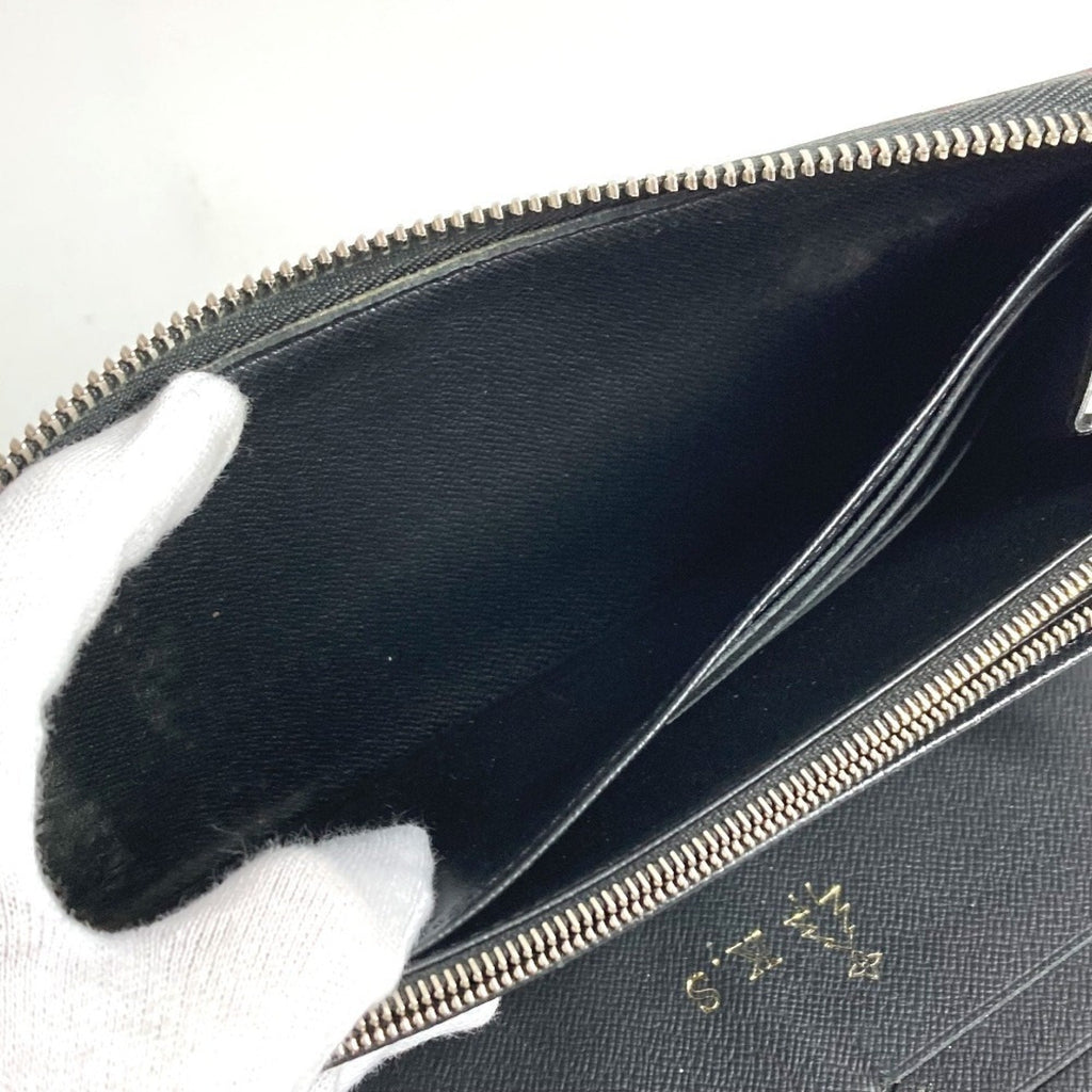 Louis Vuitton Black Multi-Color Damier Graphite Long Wallet