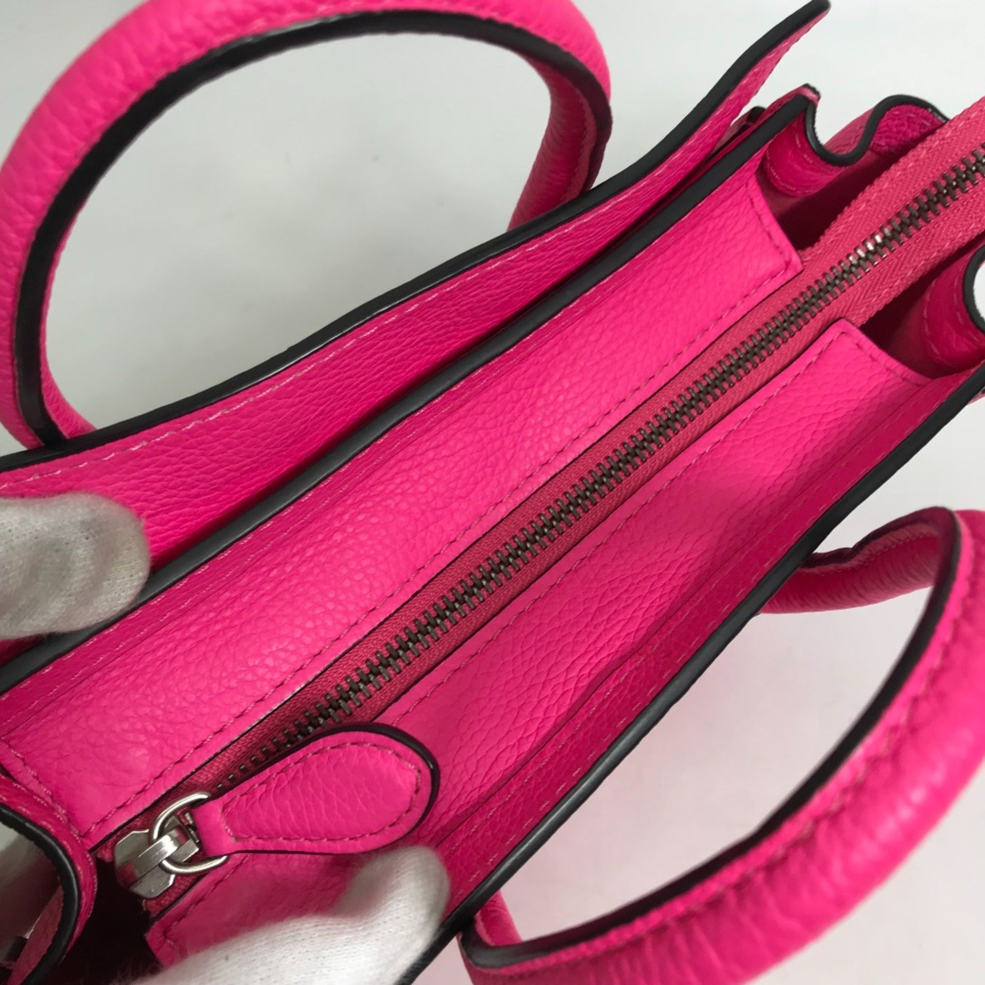 Celine Pink Leather Handbag