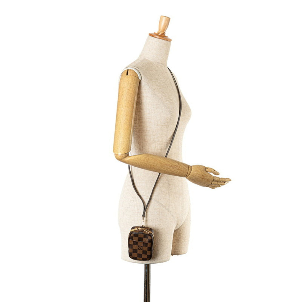 Louis Vuitton Brown Pvc Leather Shoulder Bag