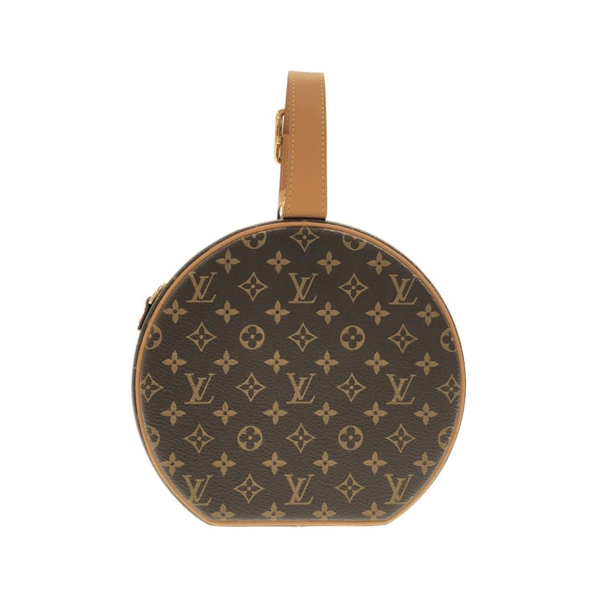 Louis Vuitton Marron Coated Canvas Handbag