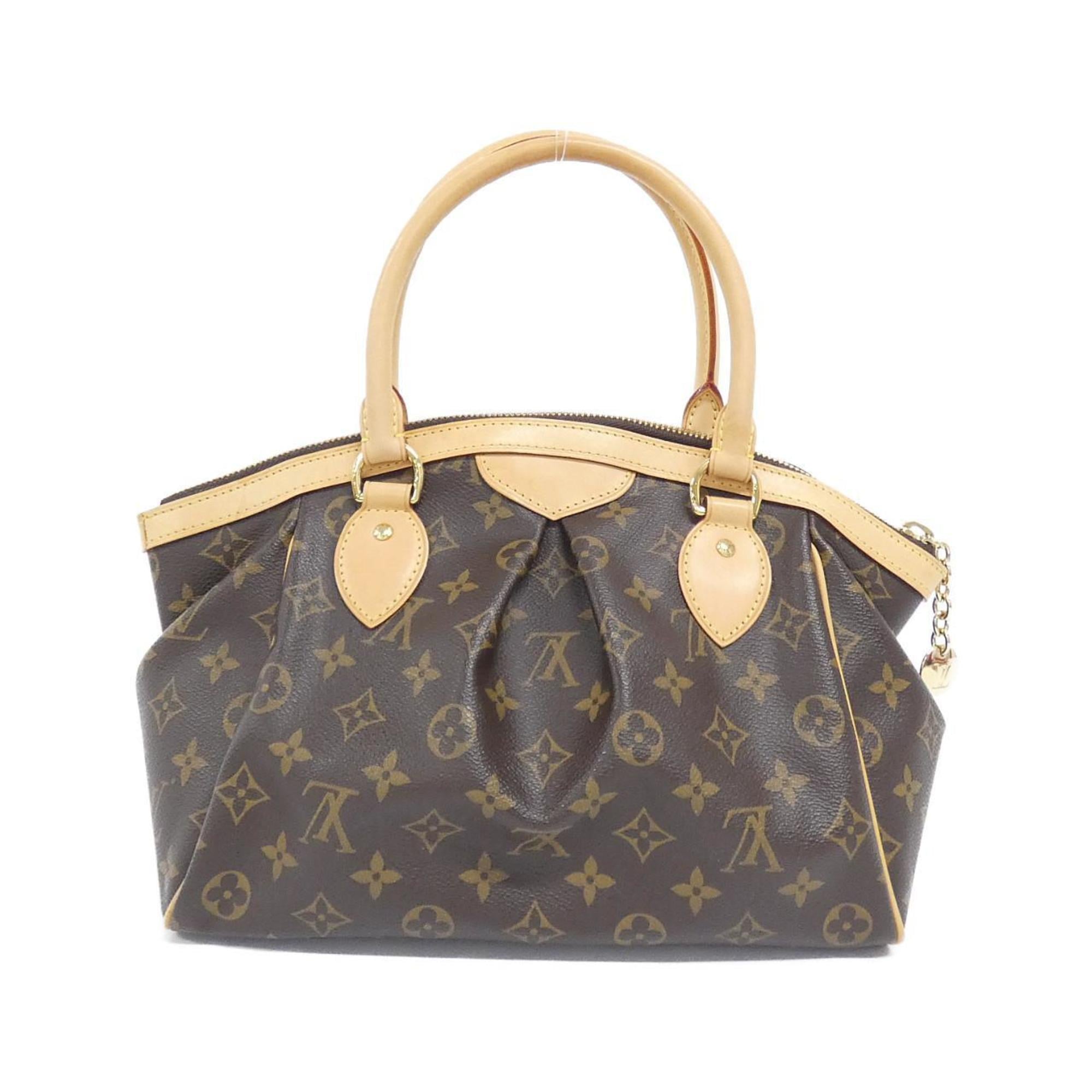 Louis Vuitton Brown Coated Canvas Handbag