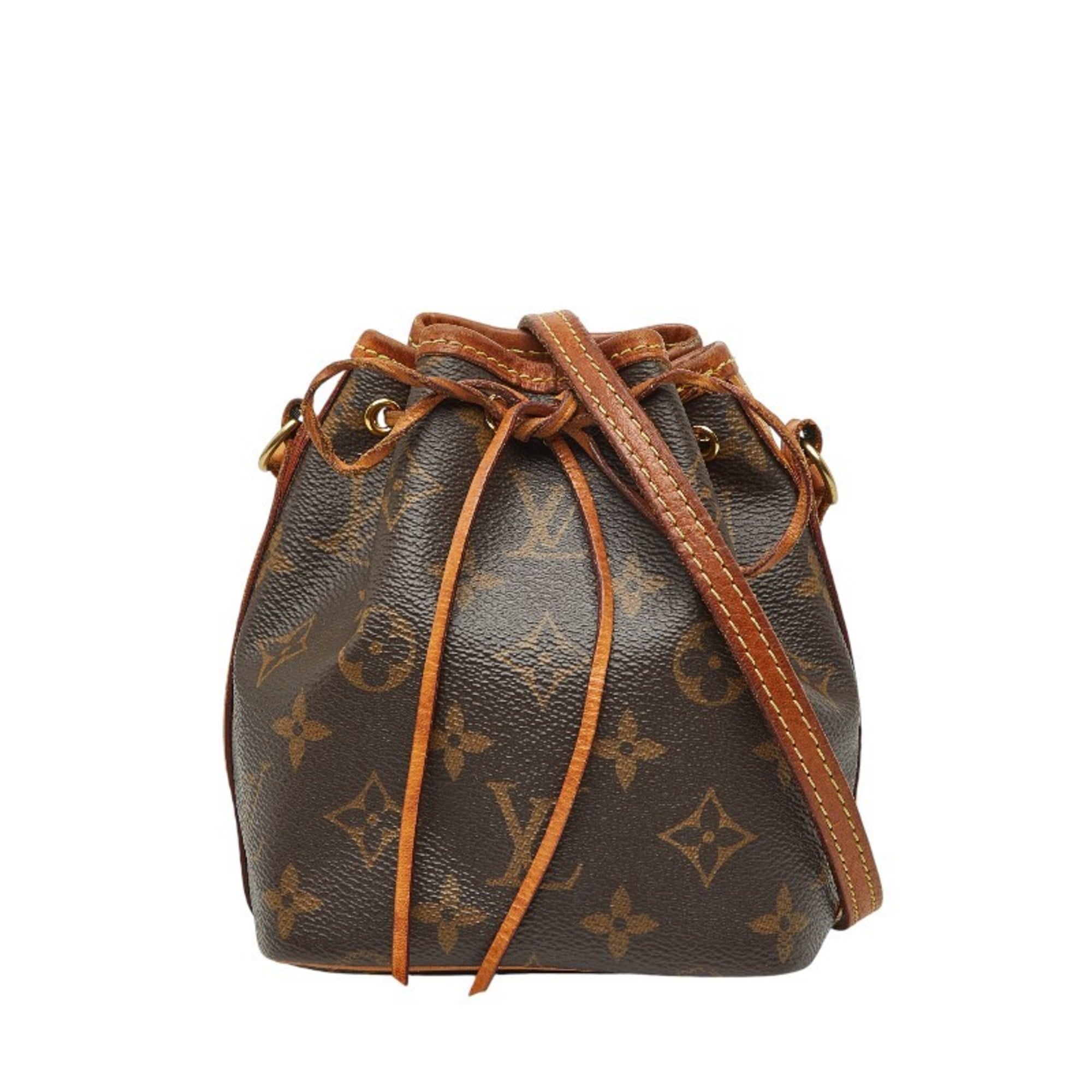 Louis Vuitton Brown Pvc Leather Shoulder Bag