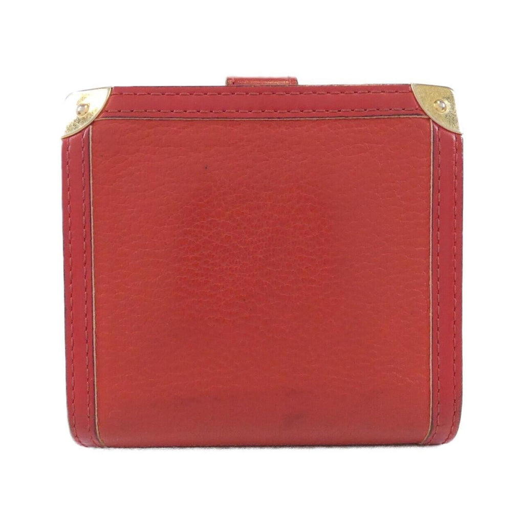 Louis Vuitton Red Color Leather Wallet