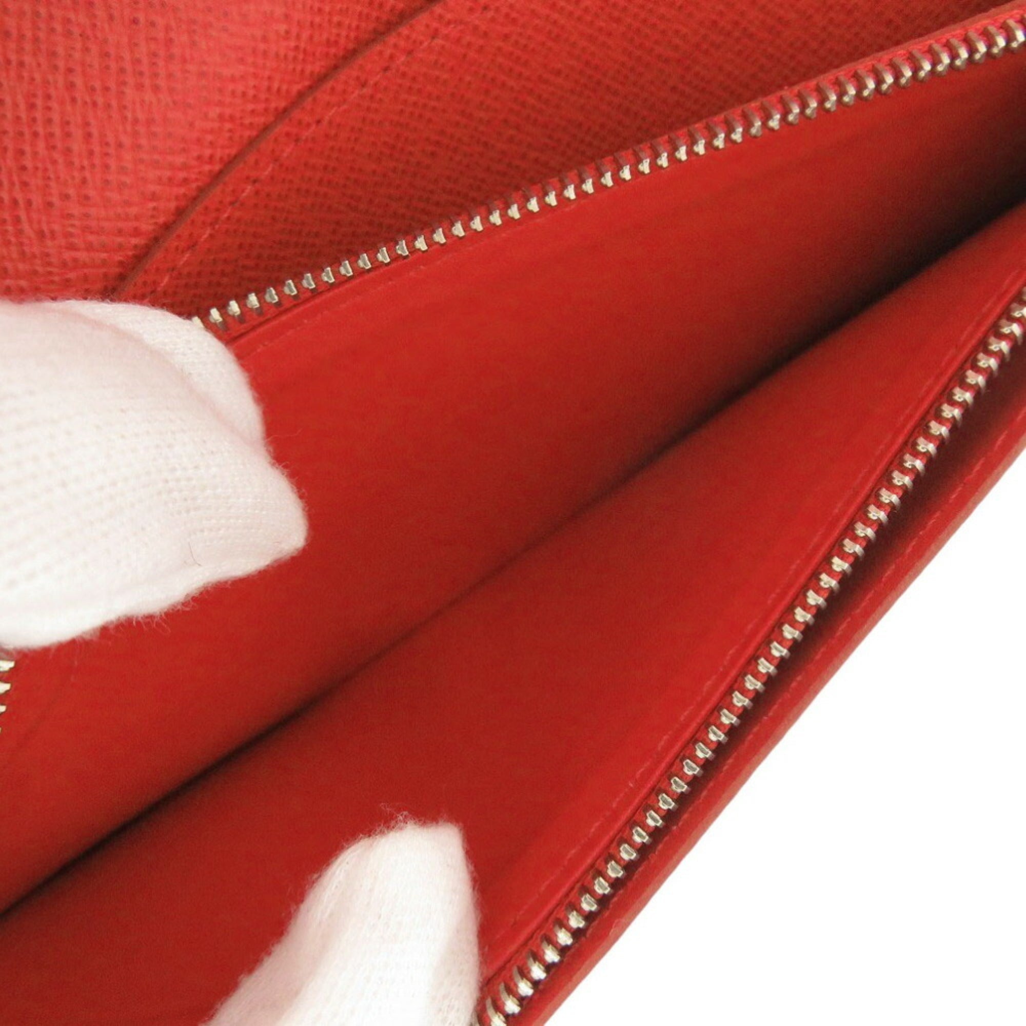 Louis Vuitton Red Color Epi Leather Long Wallet