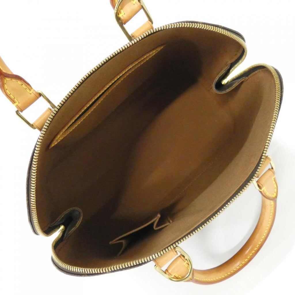 Louis Vuitton Marron Coated Canvas Handbag