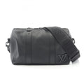 Louis Vuitton Black Leather Shoulder Bag